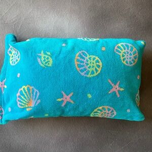 Beach Puffs Terry Cloth Pillow New
